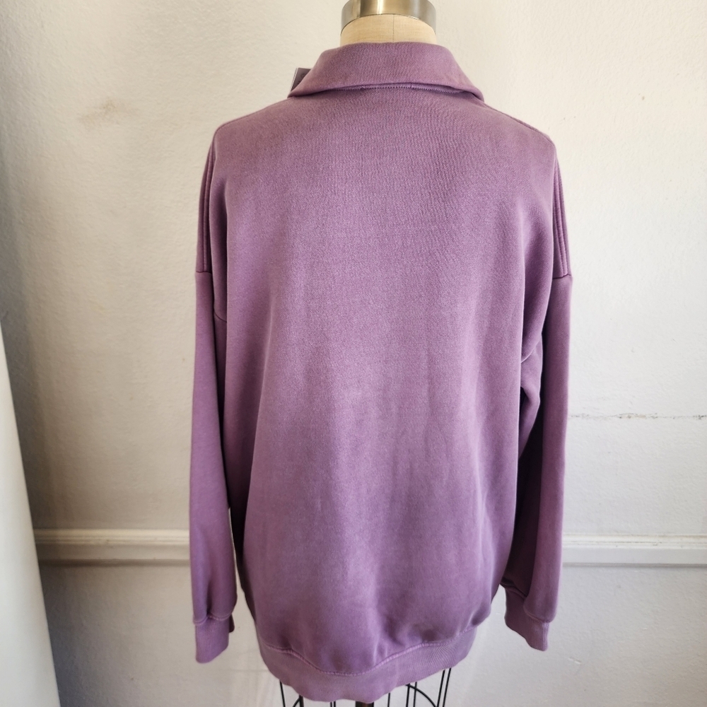 NEW | & Other‎ Stories | Half Zip Sweatshirt,  Small - Picture 6 of 12